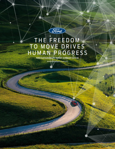 Ford Sustainability Report Cover