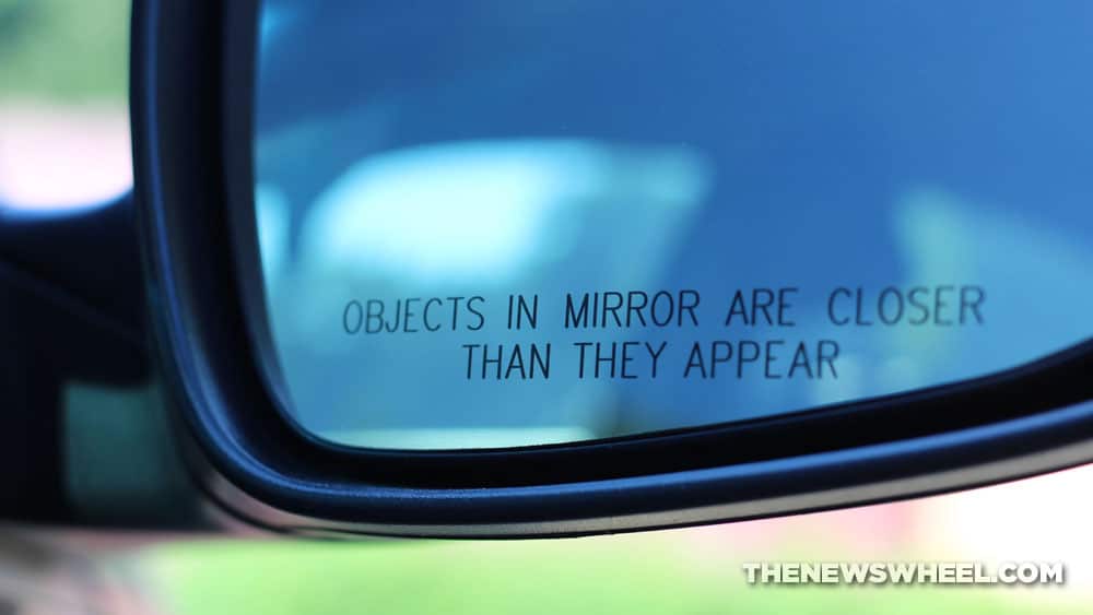 The Reason Why Objects in a Car's Side-View Mirror Are Closer Than They  Appear