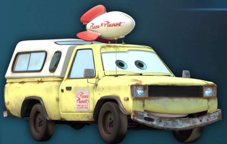 monsters inc pizza planet truck
