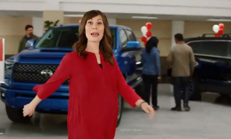 Toyota Jan second pregnancy baby commercial child woman lady belly