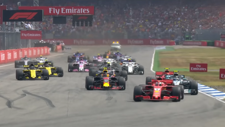 2018 German GP First Lap