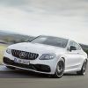 2019 Mercedes-AMG C63 S Coupe front white