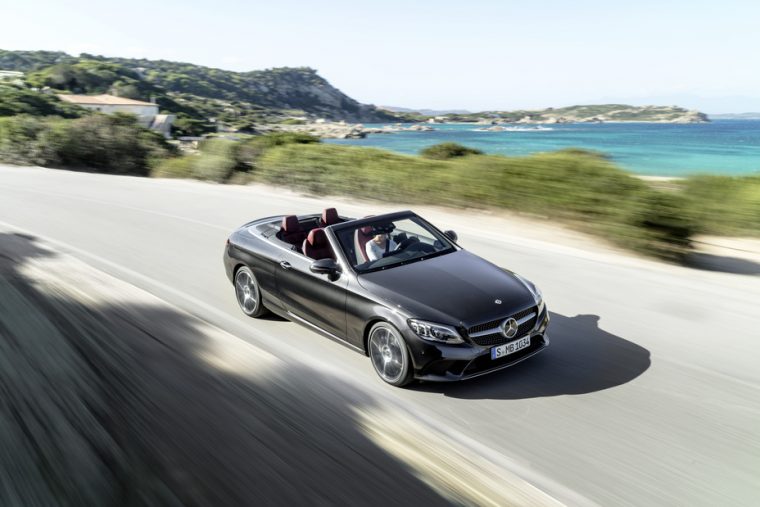 2019 Mercedes-Benz C300 Cabriolet driving front