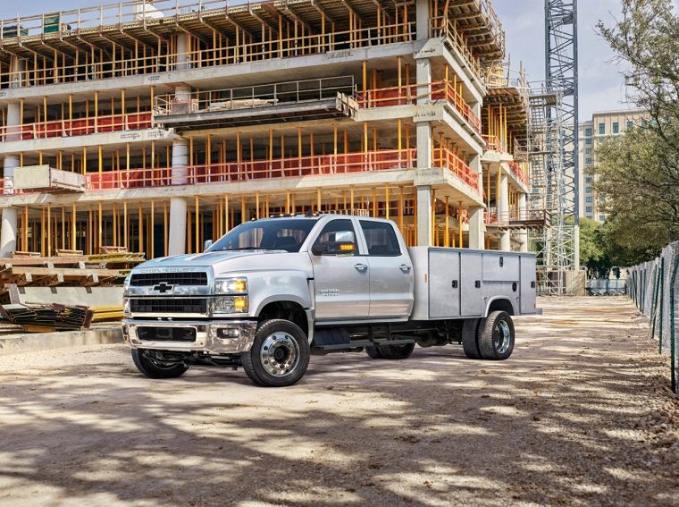 Chevrolet Silverado medium duty trucks for General Motors commercial fleet 