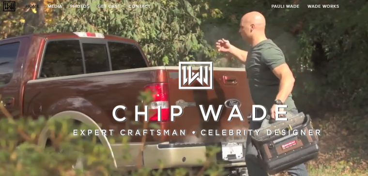 Chip Wade slamming truck tailgate