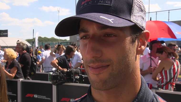 Daniel Ricciardo after 2018 British GP