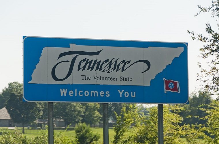 Tennessee road sign