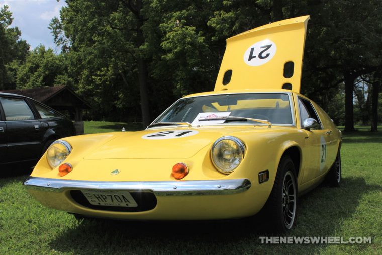 1970 Lotus Europa yellow classic car exterior