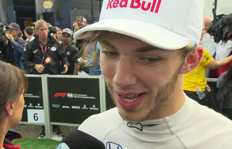 Pierre Gasly after 2018 Hungarian Quali