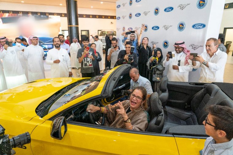 Saudi Woman Receives 2018 Ford Mustang GT