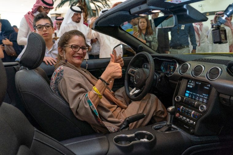 Saudi Woman Receives 2018 Ford Mustang GT