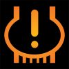 Tire pressure warning light