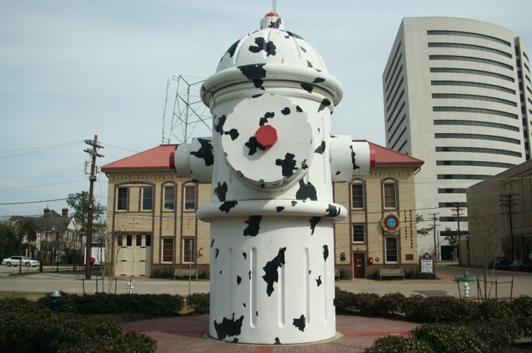 dalmatian fire hydrant