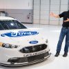 Mark Rushbrook explains Ford's NASCAR Wheel Transducer test car, which helps the company create tire models.