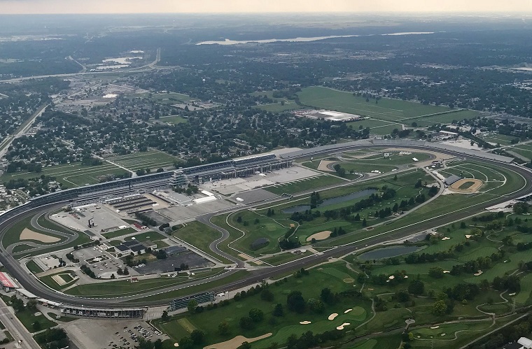 Indianapolis Motor Speedway Aerial View 