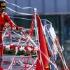 Kimi Raikkonen on Monza Podium