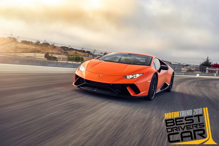 Lamborghini Huracán Performante Motor Trend Best Driver's Car 2018 Winner