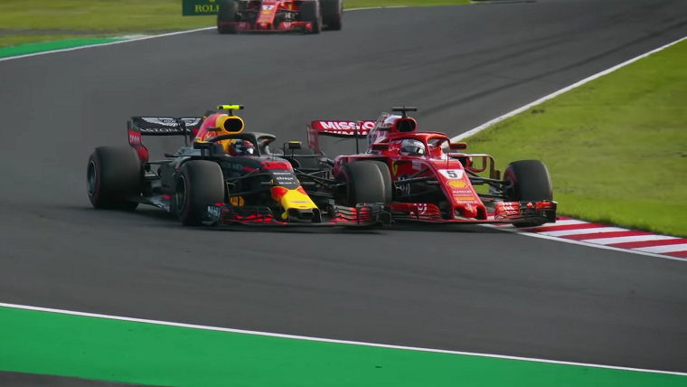 2018 Japanese GP Vettel & Verstappen