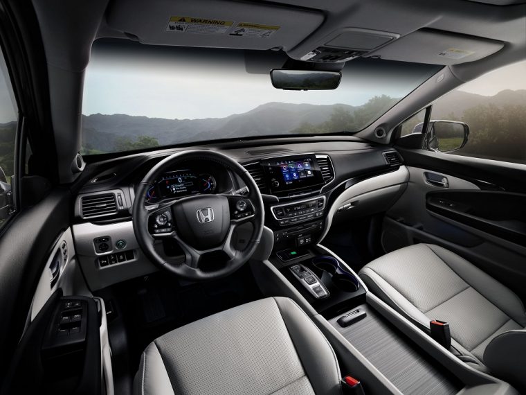 2019 honda pilot interior front