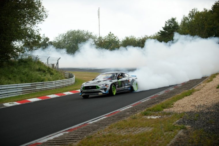 Vaughn Gittin Jr Drifts the Nordschleife