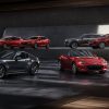 2018 Mazda lineup family shot