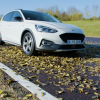 Ford Focus Active Slippery Mode driving over leaves