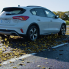 Ford Focus Active Slippery Mode driving over leaves