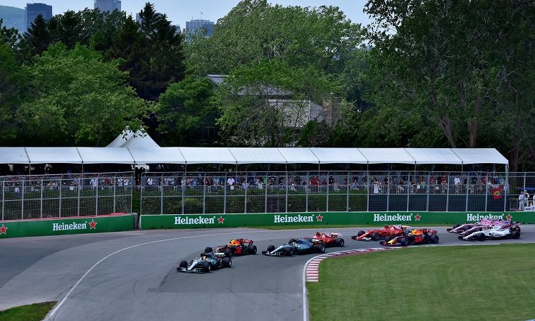 Turn 1 at 2017 Canadian GP