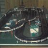 slot car racing with dad memories basement track family hobby table set