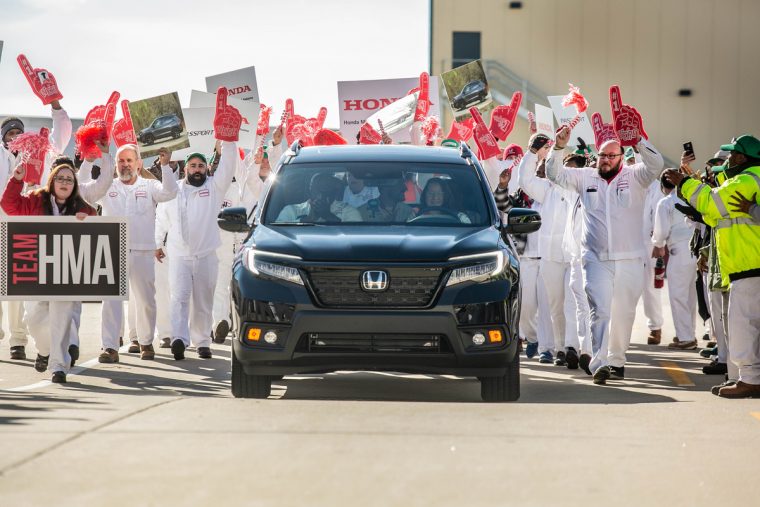 2019 Honda Passport Production Underway in Alabama