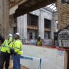 Ford begins its four-year renovation of Michigan Central Station in Detroit’s historic Corktown neighborhood.