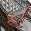 Ford begins its four-year renovation of Michigan Central Station in Detroit’s historic Corktown neighborhood.