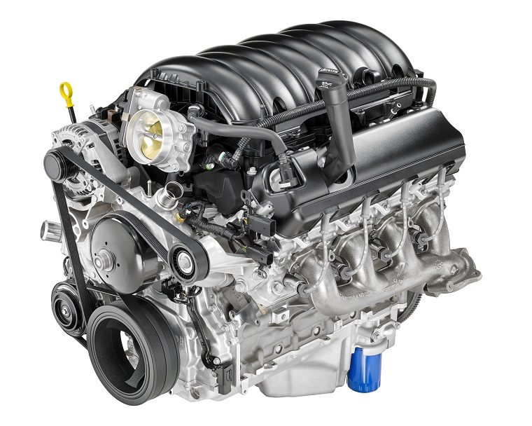 2019 Chevrolet Silverado 6.2-liter V8 engine with DFM