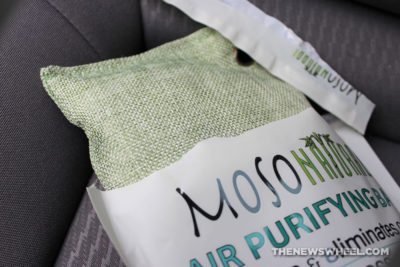 Moso Natural Air Purifying Bag Review Bamboo Charcoal Car Freshener package