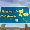 california welcome sign