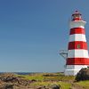 red and white lighthouse