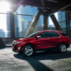 2019 Chevy Equinox Premier driving on a bridge