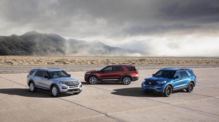 2020 Explorer, Explorer Hybrid and Explorer ST