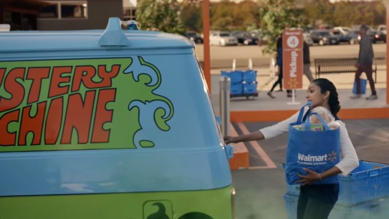 Famous movie cars in Walmart commercial vehicles Scooby Mystery Machine