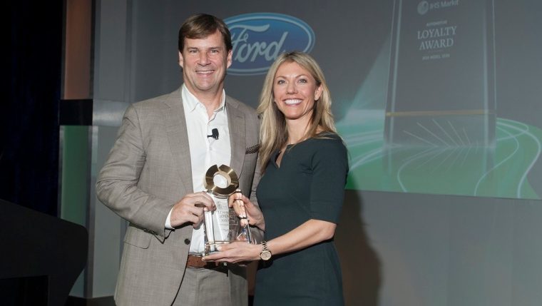 Jim Farley IHS Markit Overall Loyalty to Make award