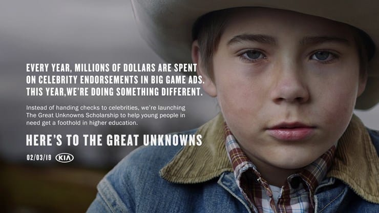 Kia Motors Teases Super Bowl Campaign with Launch of “The Great Unknowns Scholarship