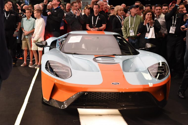 VIN 001 2019 Ford GT Heritage Edition Barrett-Jackson Scottsdale