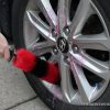 wash car wheels scrub clean tires tips proper way brush