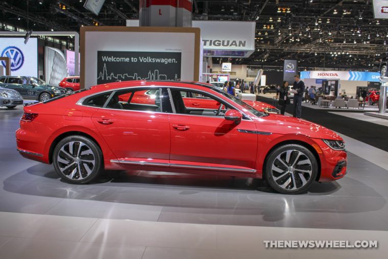 the latest Volkswagen models at Chicago Auto Show