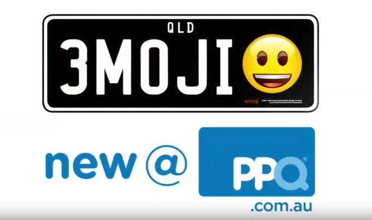 Emoji license plates