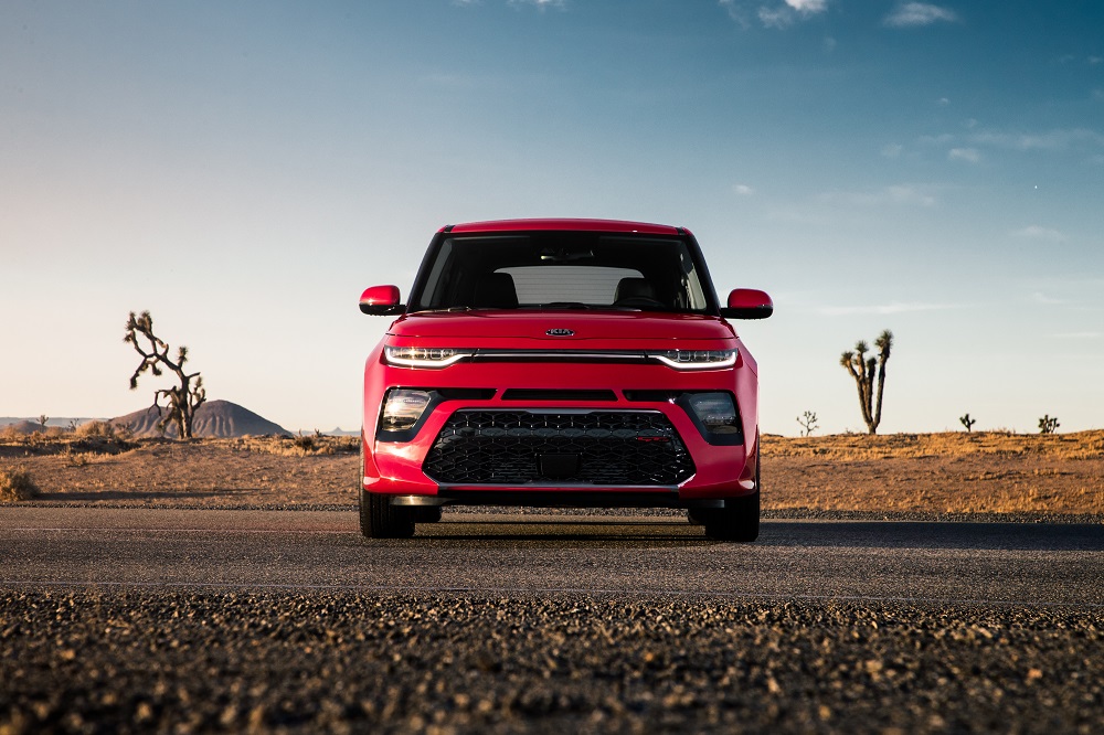 2020 Kia Soul GT-Line red exterior