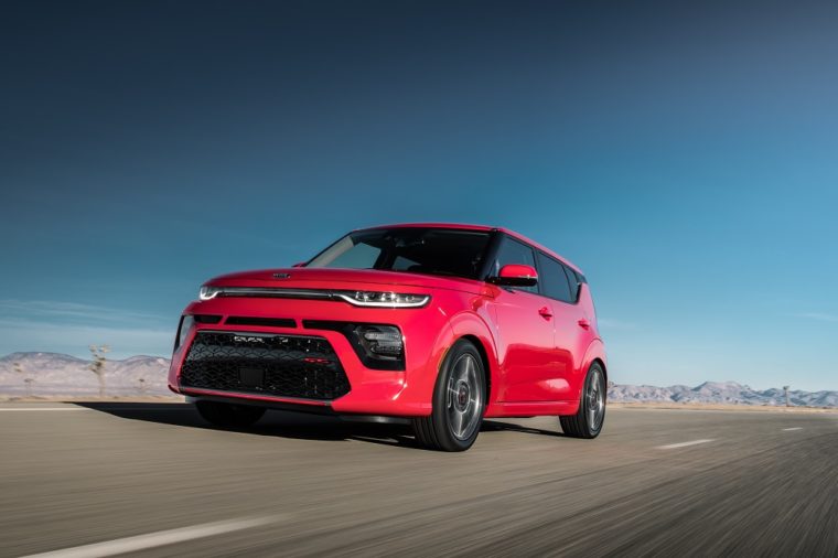 2020 Kia Soul GT-Line red exterior