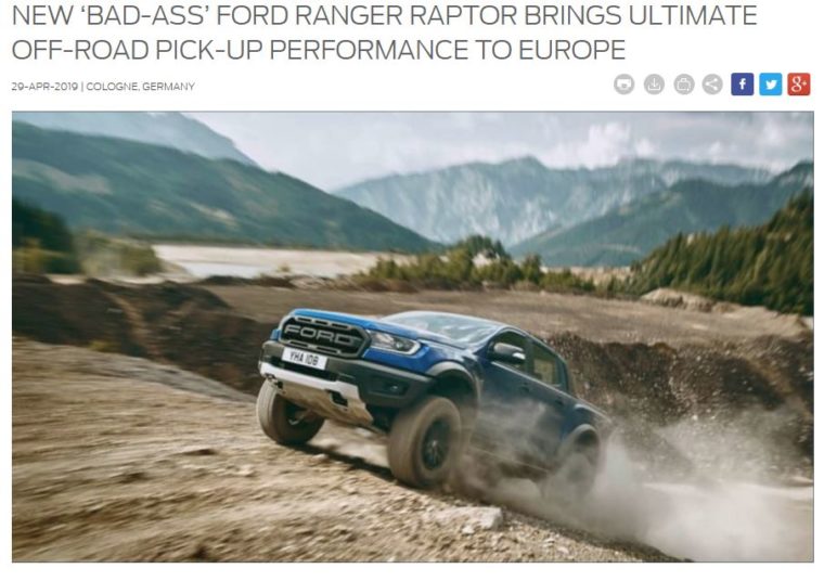 Bad-Ass Ford Ranger Raptor