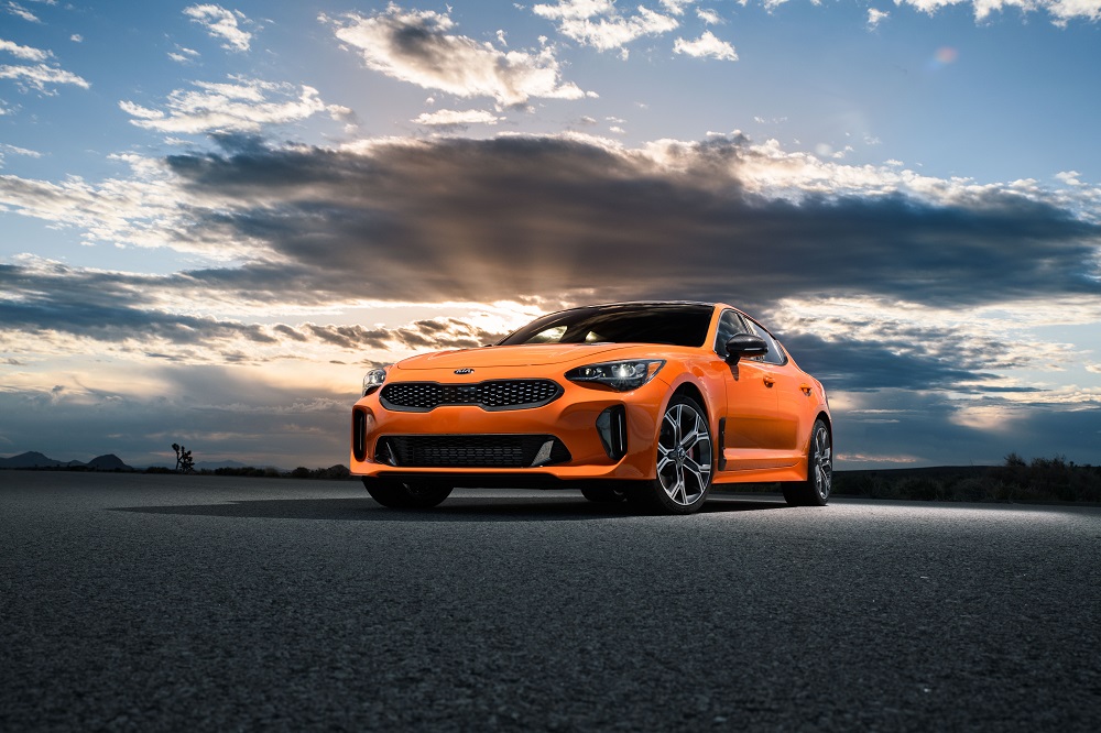 Limited Edition Kia Stinger GTS orange