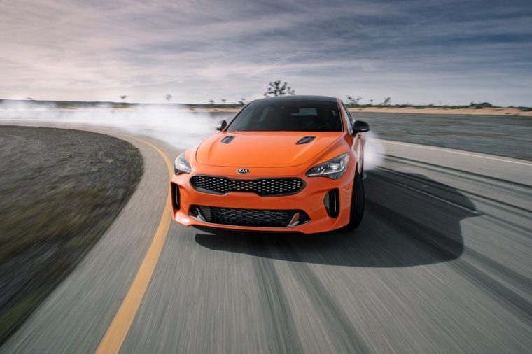 Limited Edition Kia Stinger GTS orange